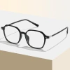 Personalized irregular glasses frame TR new polygonal decorative glasses 1115 myopia glasses frame anti-blue light flat glasses Specification image